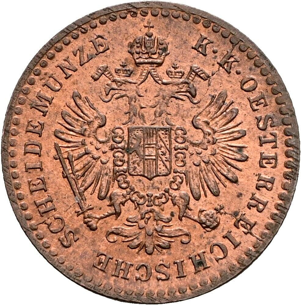 5/10 Kreuzer Franz Joseph I. 1848-1916 1881 – Rückseite