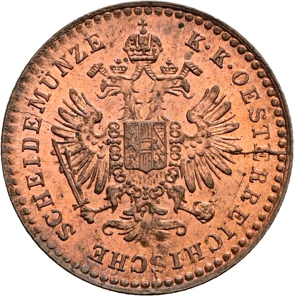 5/10 Kreuzer Franz Joseph I. 1848-1916 1881 – Rückseite