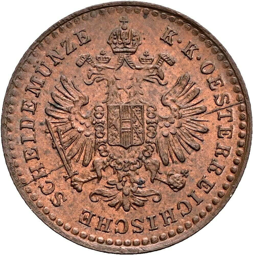 5/10 Kreuzer Franz Joseph I. 1848-1916 1881 – Rückseite