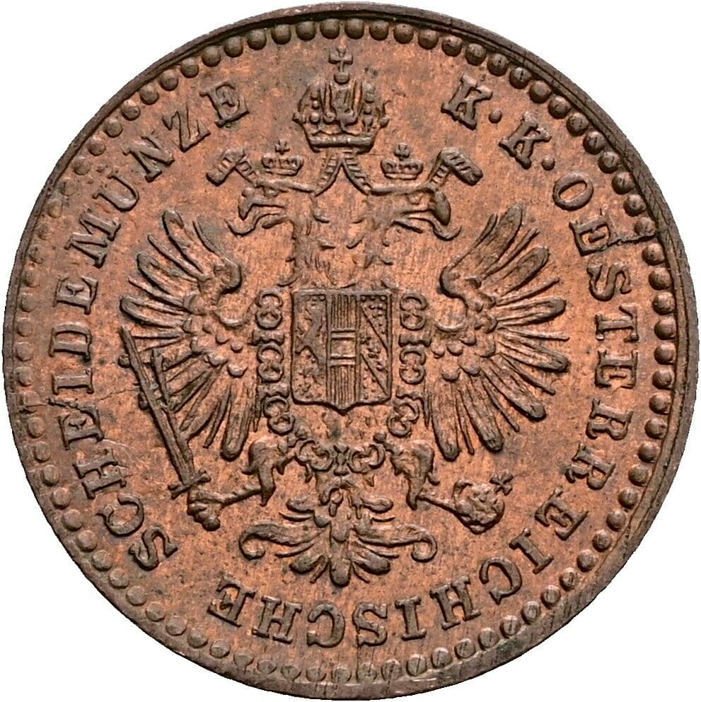 5/10 Kreuzer Franz Joseph I. 1848-1916 1881 – Rückseite