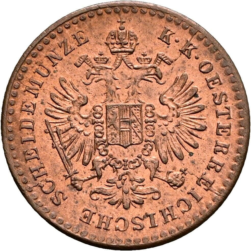 5/10 Kreuzer Franz Joseph I. 1848-1916 1881 – Rückseite