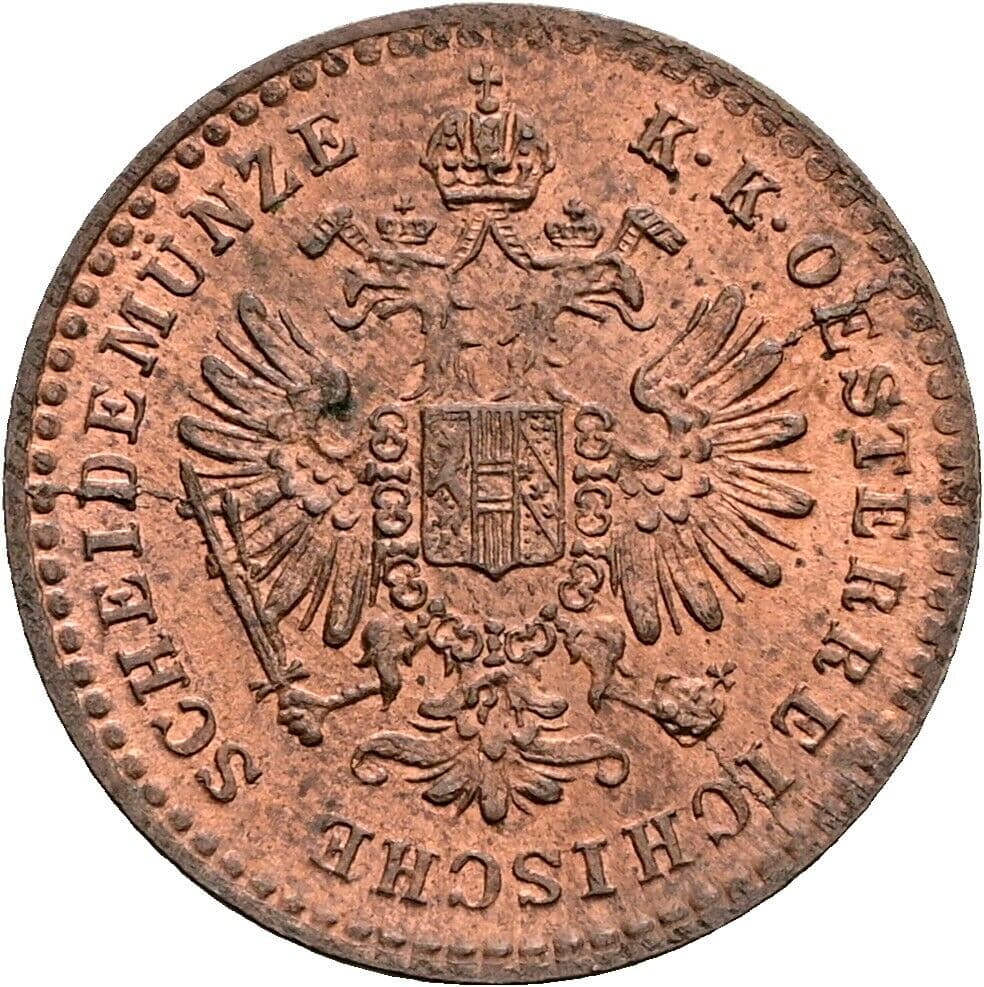 5/10 Kreuzer Franz Joseph I. 1848-1916 1881 – Rückseite