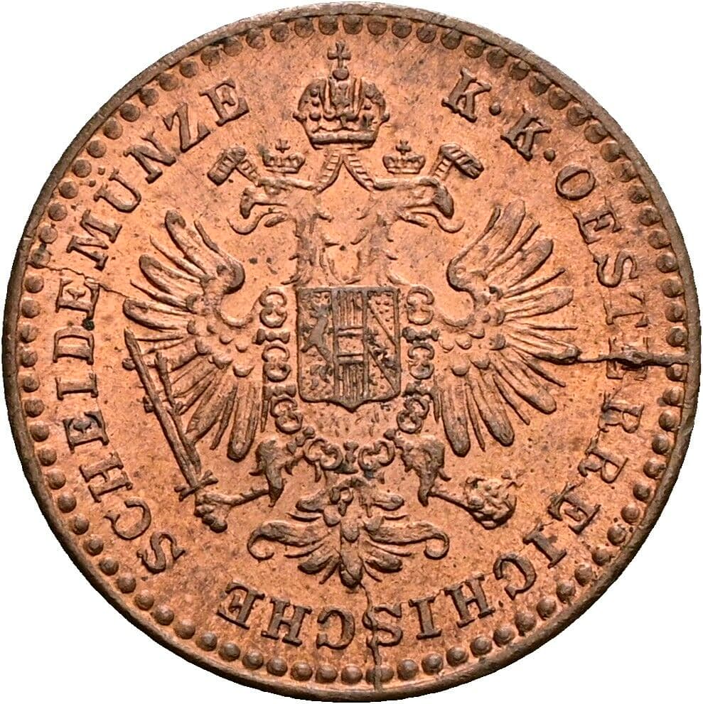 5/10 Kreuzer Franz Joseph I. 1848-1916 1881 – Rückseite
