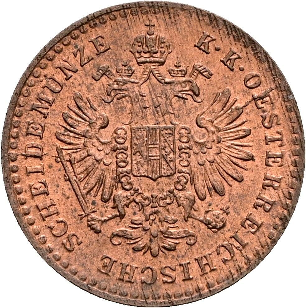5/10 Kreuzer Franz Joseph I. 1848-1916 1881 – Rückseite
