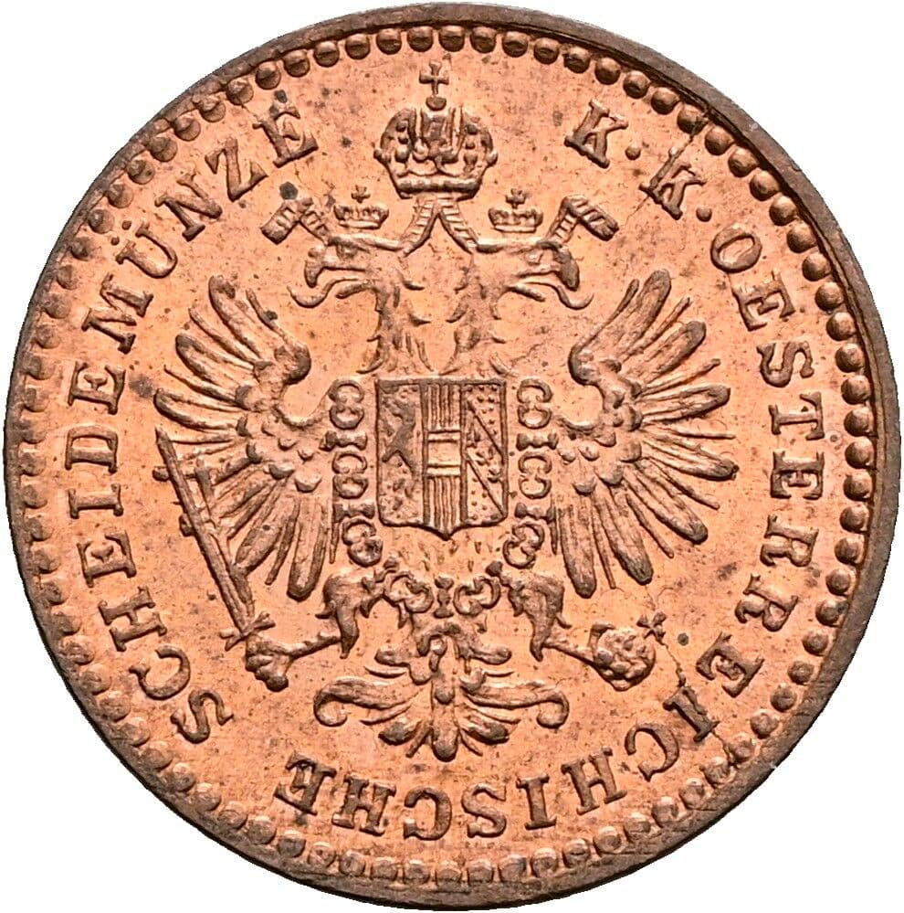 5/10 Kreuzer Franz Joseph I. 1848-1916 1881 – Rückseite