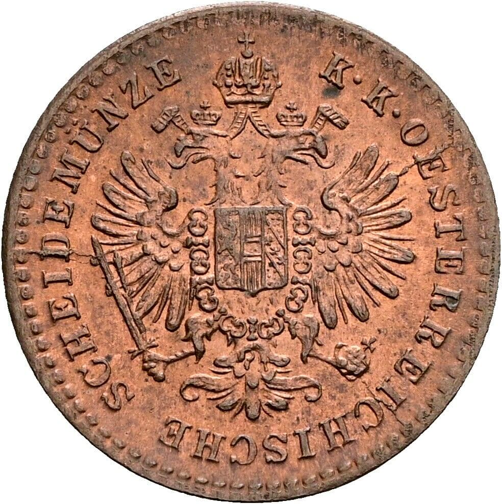 5/10 Kreuzer Franz Joseph I. 1848-1916 1881 – Rückseite