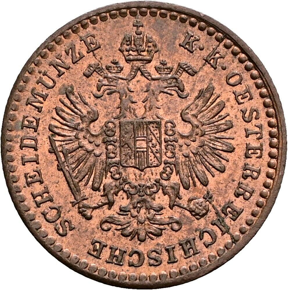 5/10 Kreuzer Franz Joseph I. 1848-1916 1881 – Rückseite