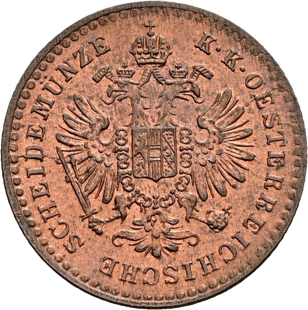 5/10 Kreuzer Franz Joseph I. 1848-1916 1881 – Rückseite