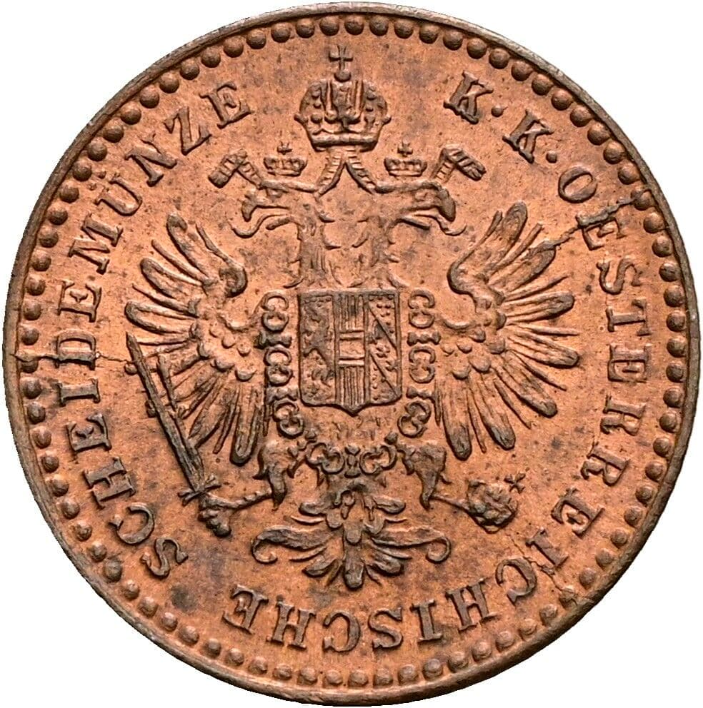 5/10 Kreuzer Franz Joseph I. 1848-1916 1881 – Rückseite