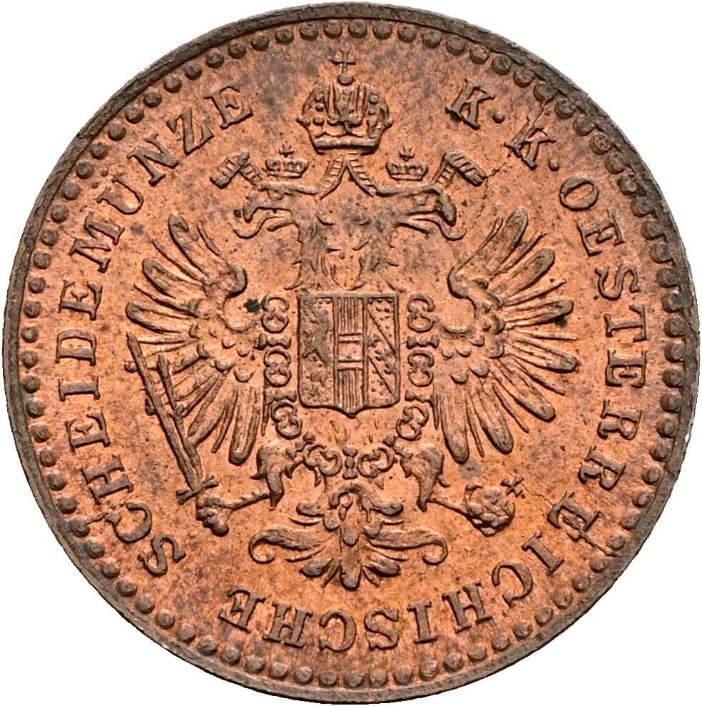 5/10 Kreuzer Franz Joseph I. 1848-1916 1881 – Rückseite