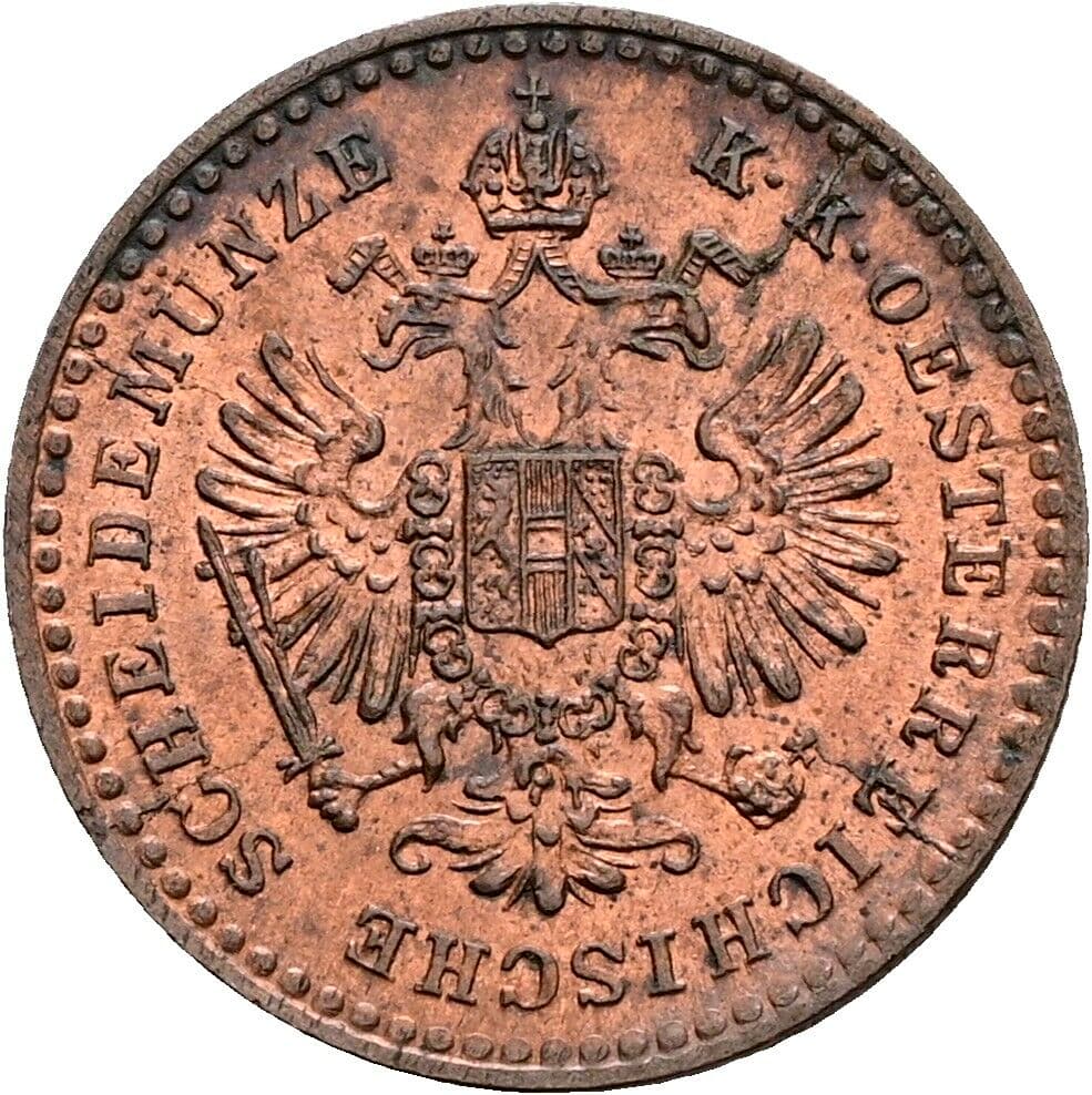 5/10 Kreuzer Franz Joseph I. 1848-1916 1881 – Rückseite