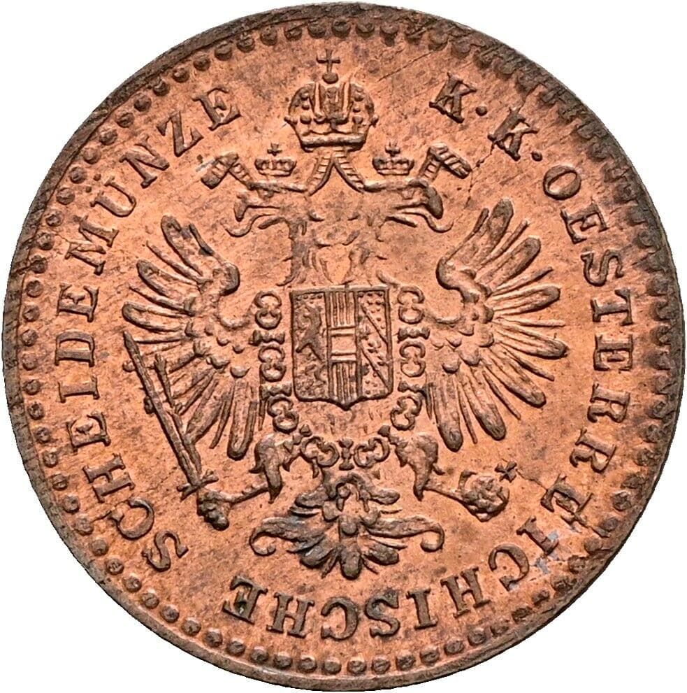 5/10 Kreuzer Franz Joseph I. 1848-1916 1881 – Rückseite