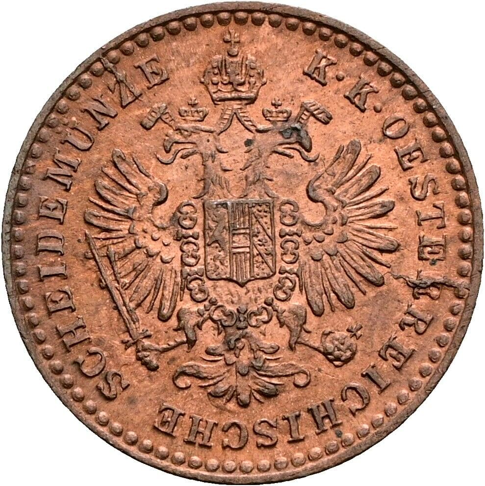 5/10 Kreuzer Franz Joseph I. 1848-1916 1881 – Rückseite