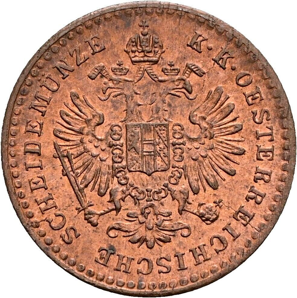 5/10 Kreuzer Franz Joseph I. 1848-1916 1881 – Rückseite