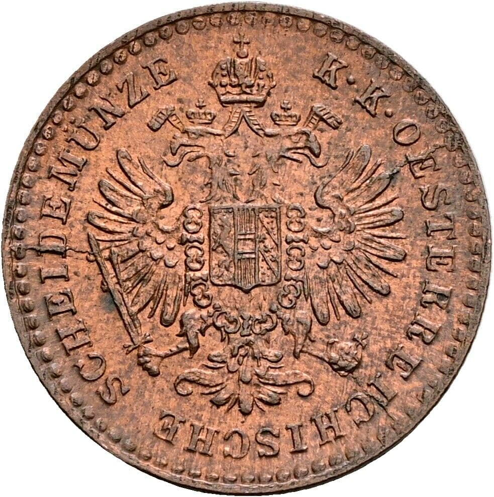 5/10 Kreuzer Franz Joseph I. 1848-1916 1881 – Rückseite
