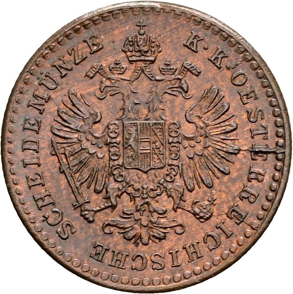 5/10 Kreuzer Franz Joseph I. 1848-1916 1881 – Rückseite