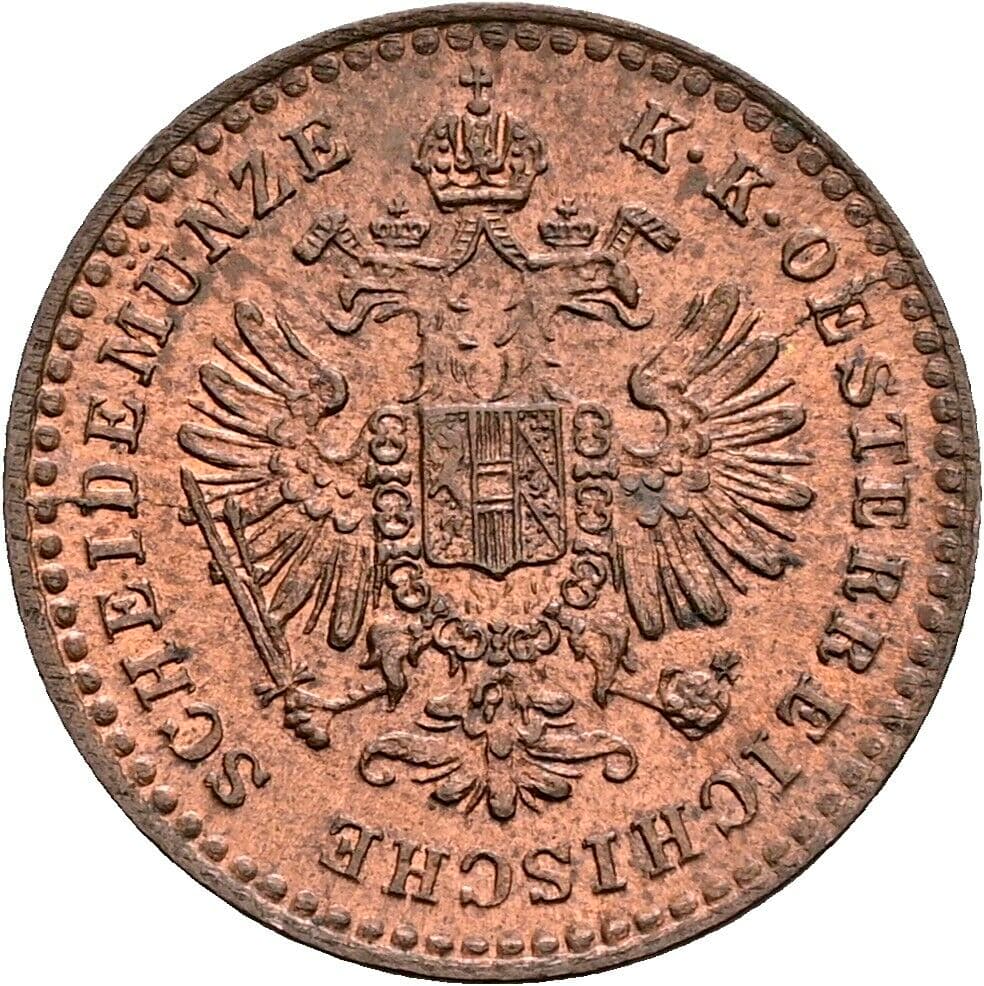 5/10 Kreuzer Franz Joseph I. 1848-1916 1881 – Rückseite