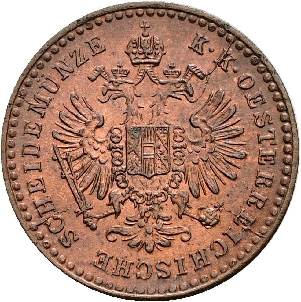 5/10 Kreuzer Franz Joseph I. 1848-1916 1881 – Rückseite