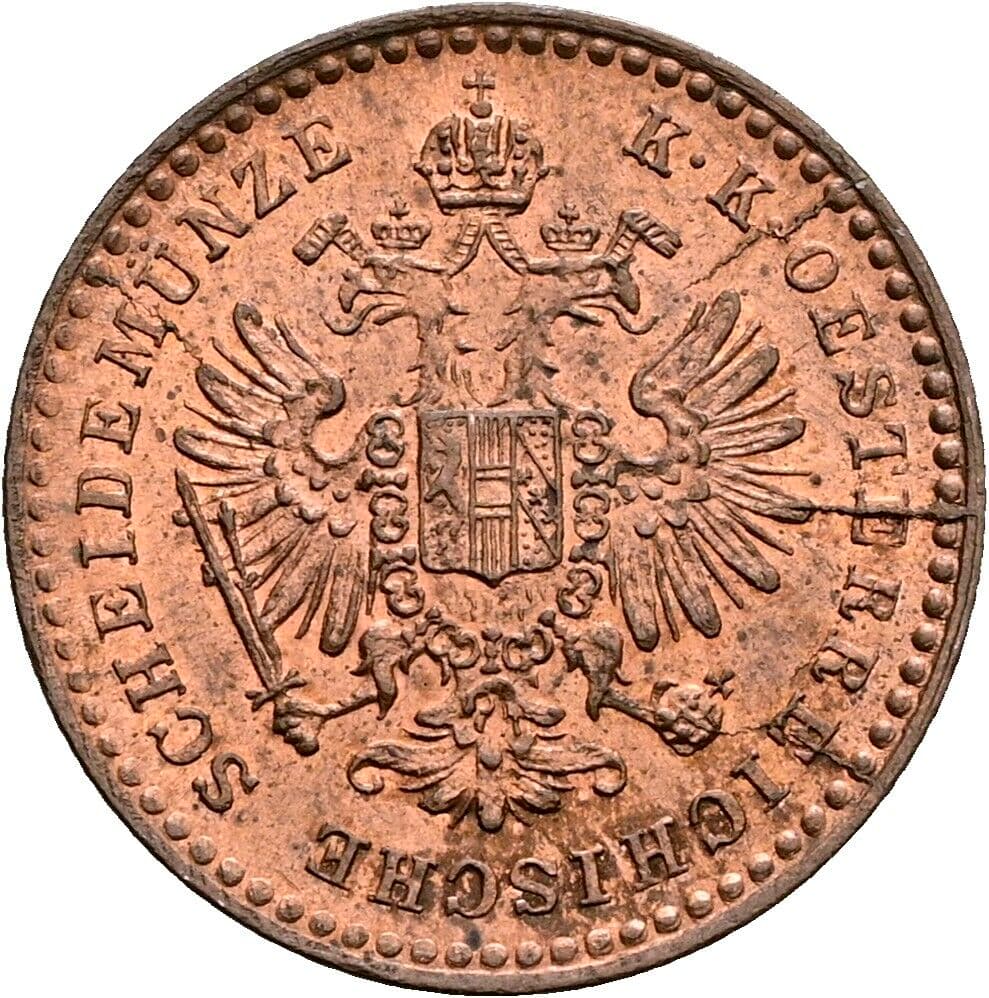 5/10 Kreuzer Franz Joseph I. 1848-1916 1881 – Rückseite