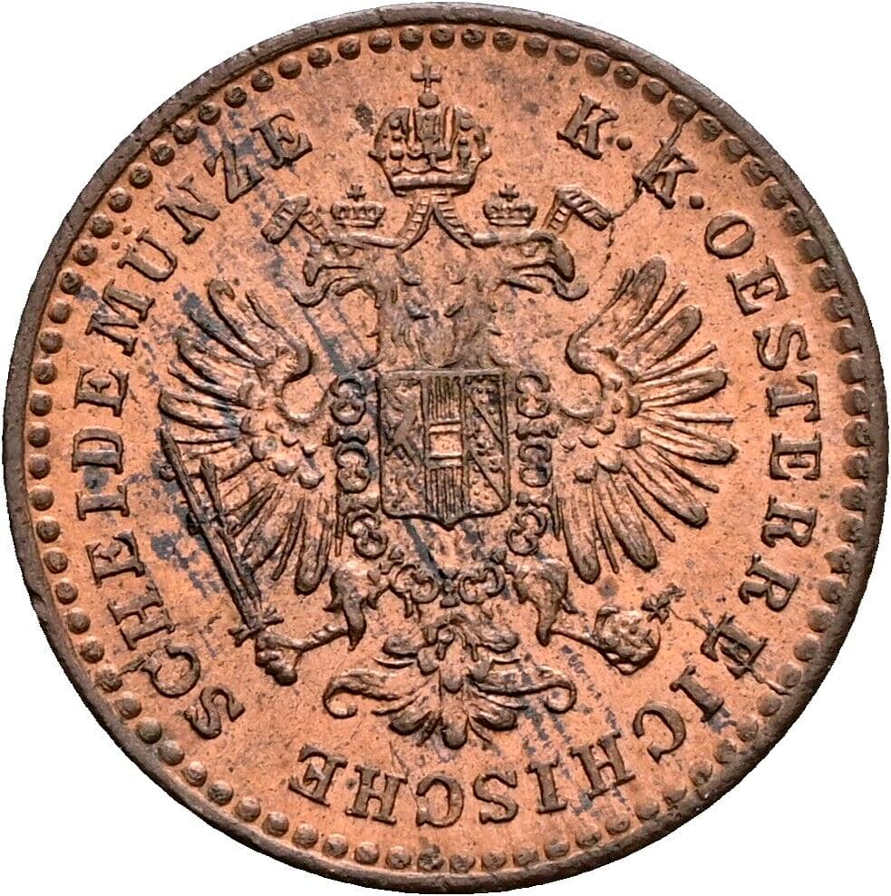 5/10 Kreuzer Franz Joseph I. 1848-1916 1881 – Rückseite