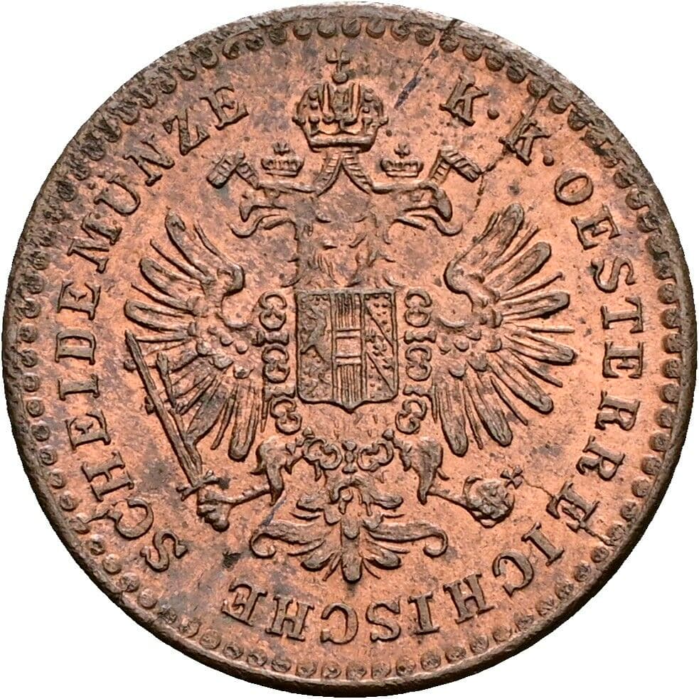 5/10 Kreuzer Franz Joseph I. 1848-1916 1881 – Rückseite