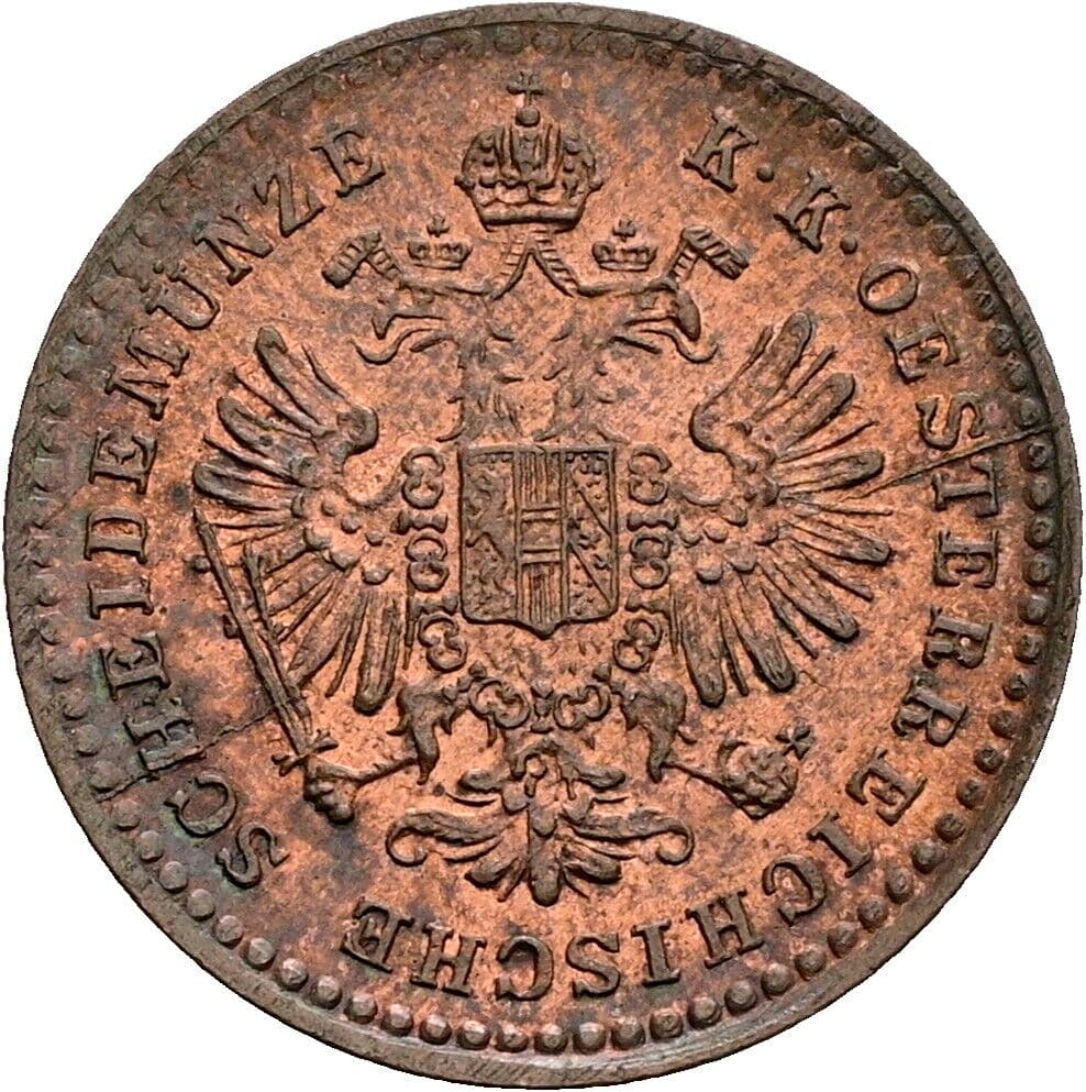 5/10 Kreuzer Franz Joseph I. 1848-1916 1881 – Rückseite