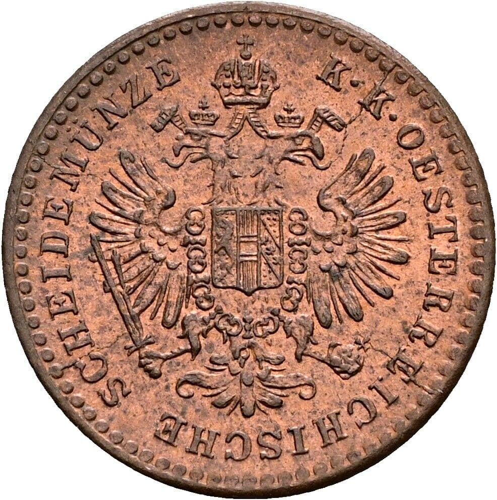 5/10 Kreuzer Franz Joseph I. 1848-1916 1881 – Rückseite