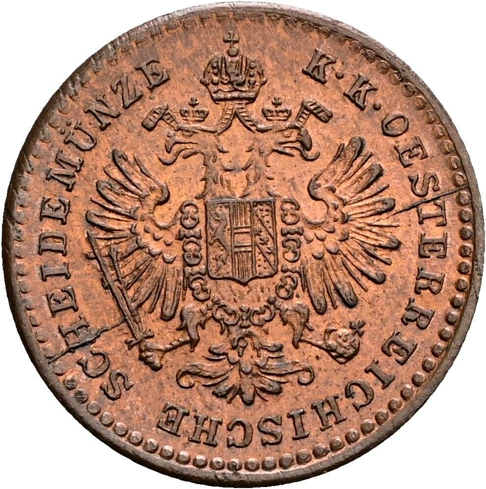5/10 Kreuzer Franz Joseph I. 1848-1916 1881 – Rückseite
