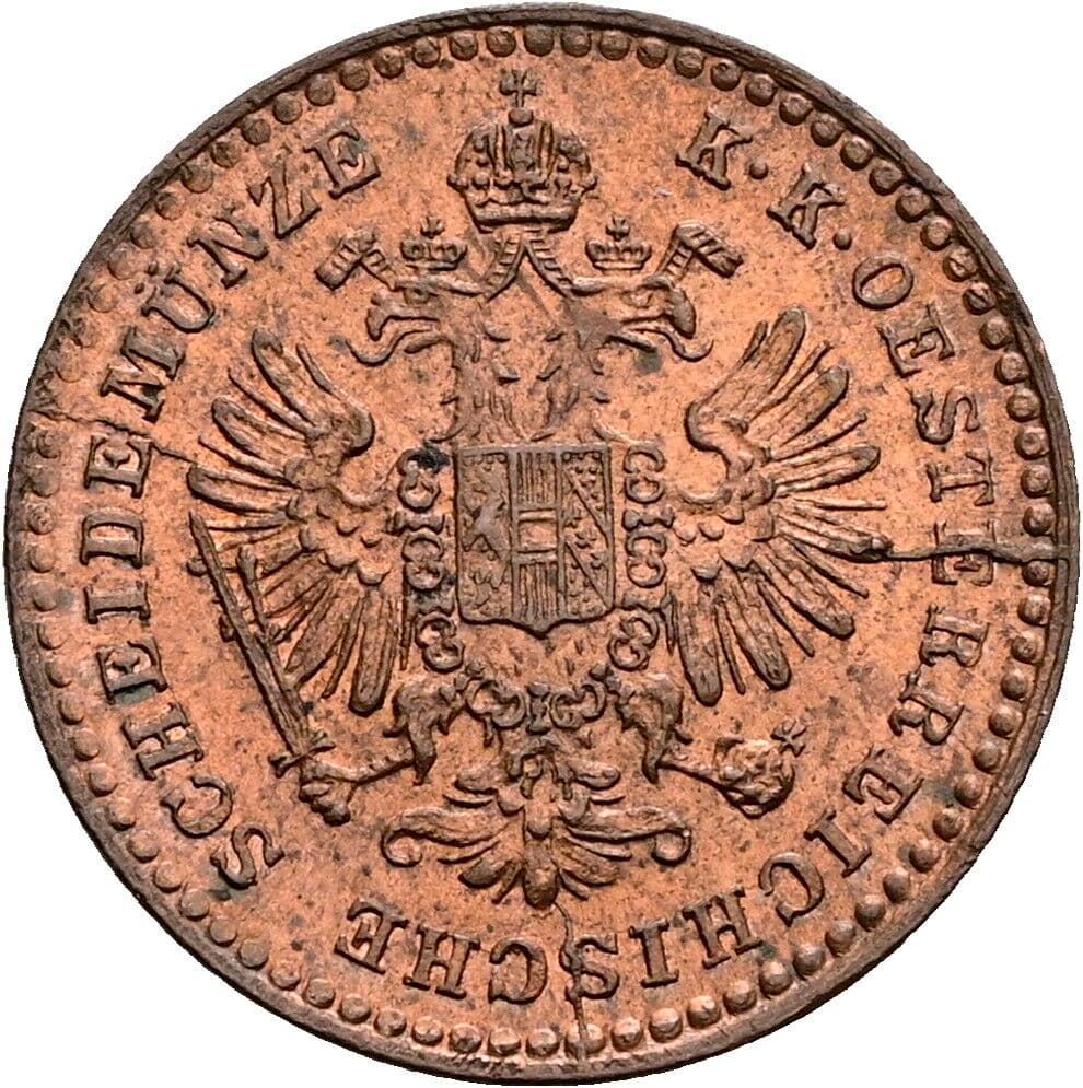 5/10 Kreuzer Franz Joseph I. 1848-1916 1881 – Rückseite