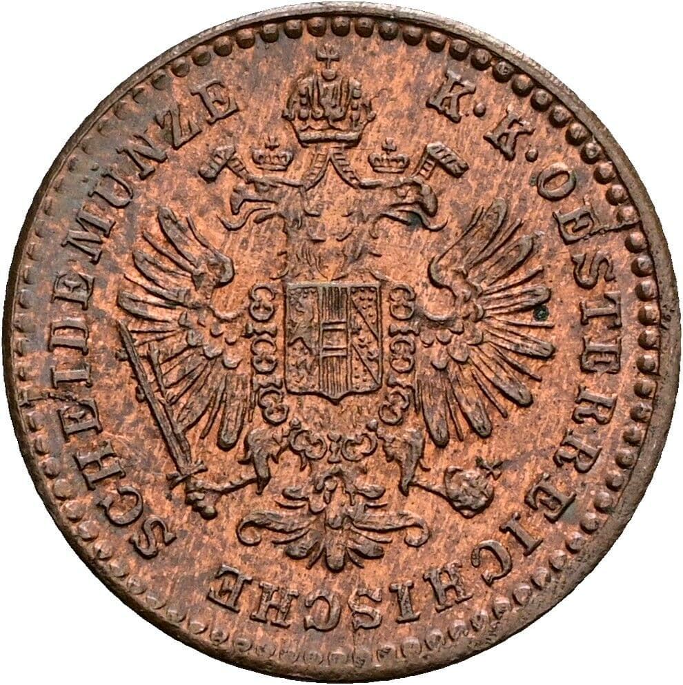 5/10 Kreuzer Franz Joseph I. 1848-1916 1881 – Rückseite