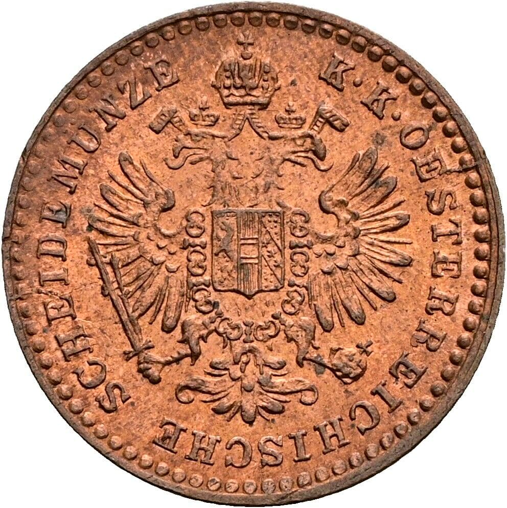 5/10 Kreuzer Franz Joseph I. 1848-1916 1881 – Rückseite