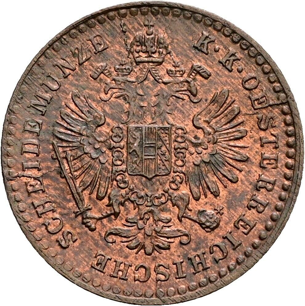 5/10 Kreuzer Franz Joseph I. 1848-1916 1881 – Rückseite