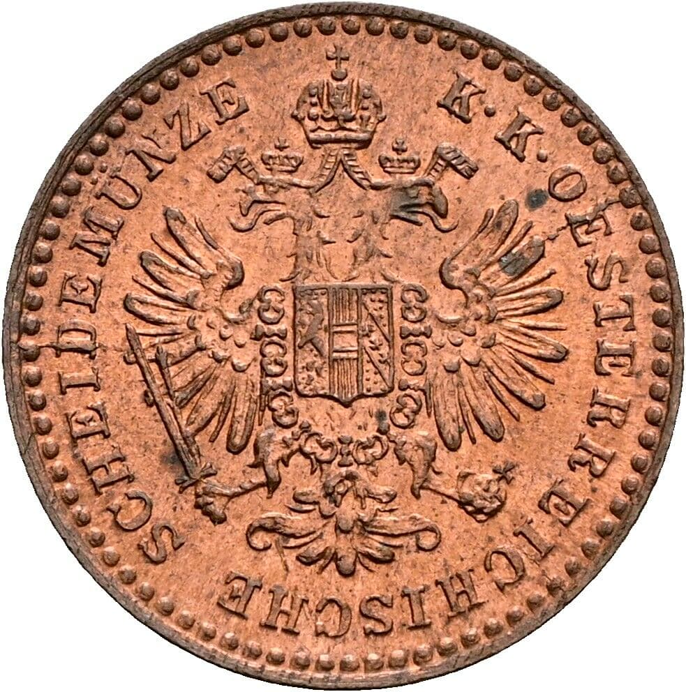 5/10 Kreuzer Franz Joseph I. 1848-1916 1881 – Rückseite