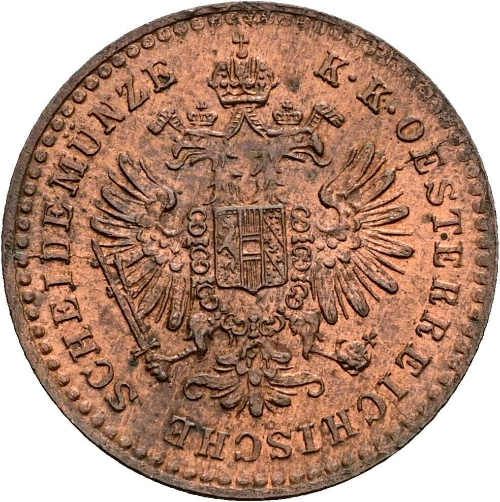 5/10 Kreuzer Franz Joseph I. 1848-1916 1881 – Rückseite