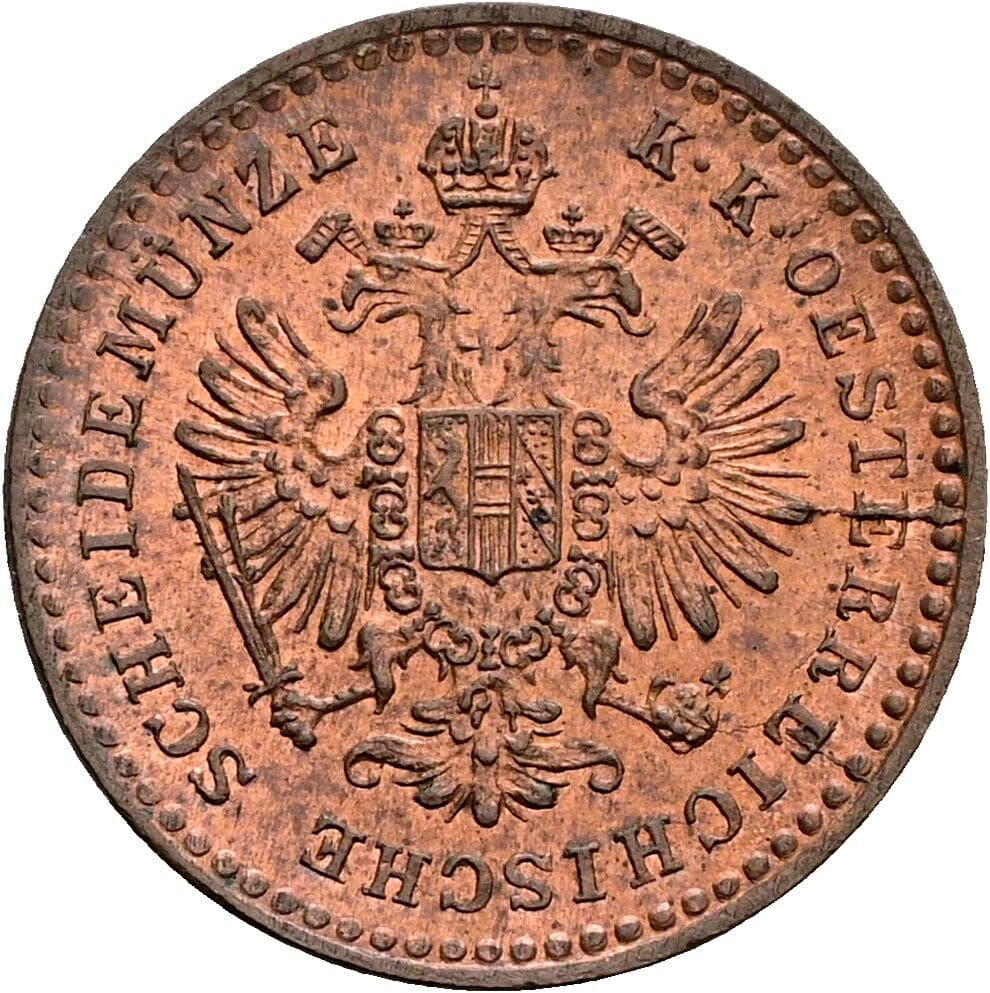 5/10 Kreuzer Franz Joseph I. 1848-1916 1881 – Rückseite