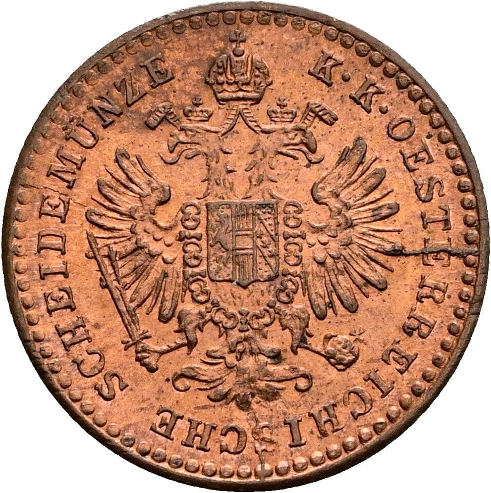 5/10 Kreuzer Franz Joseph I. 1848-1916 1881 – Rückseite