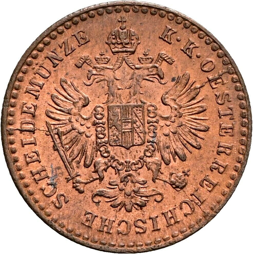 5/10 Kreuzer Franz Joseph I. 1848-1916 1881 – Rückseite