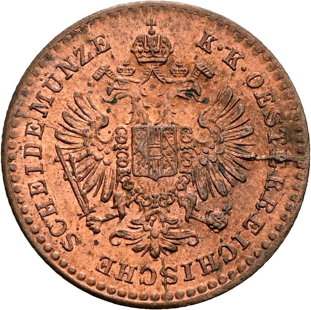 5/10 Kreuzer Franz Joseph I. 1848-1916 1881 – Rückseite