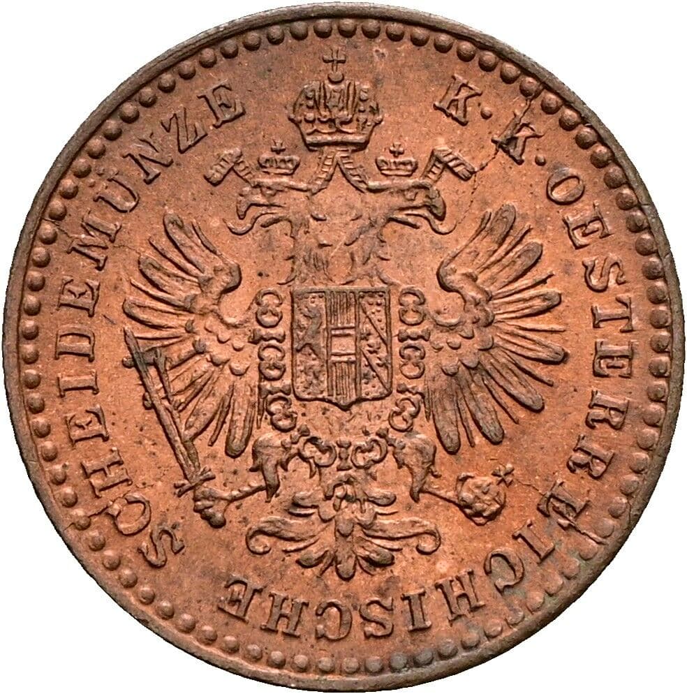 5/10 Kreuzer Franz Joseph I. 1848-1916 1881 – Rückseite