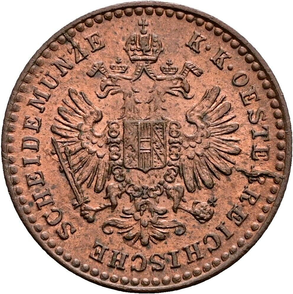 5/10 Kreuzer Franz Joseph I. 1848-1916 1881 – Rückseite