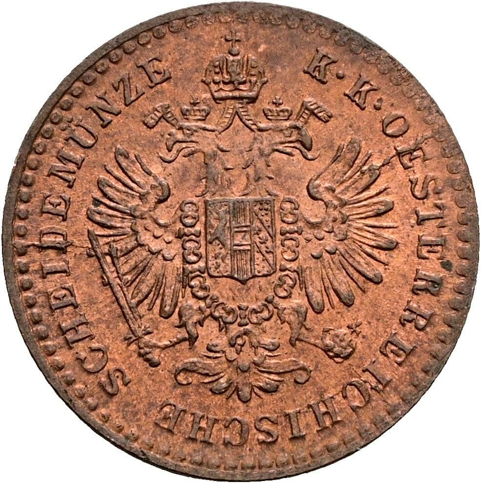5/10 Kreuzer Franz Joseph I. 1848-1916 1881 – Rückseite