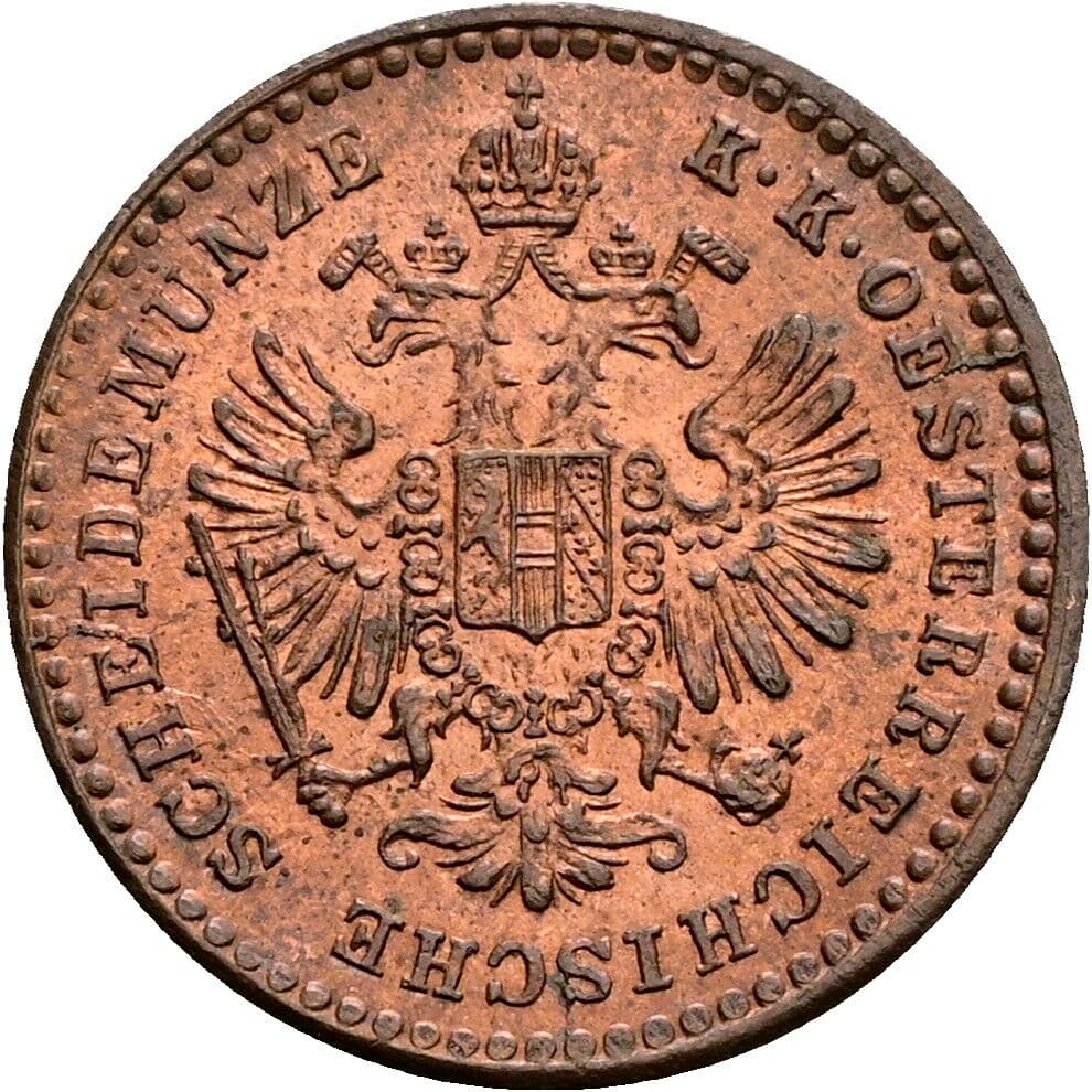 5/10 Kreuzer Franz Joseph I. 1848-1916 1881 – Rückseite