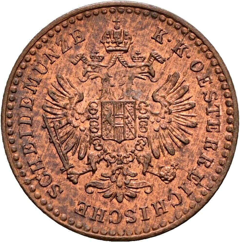 5/10 Kreuzer Franz Joseph I. 1848-1916 1881 – Rückseite