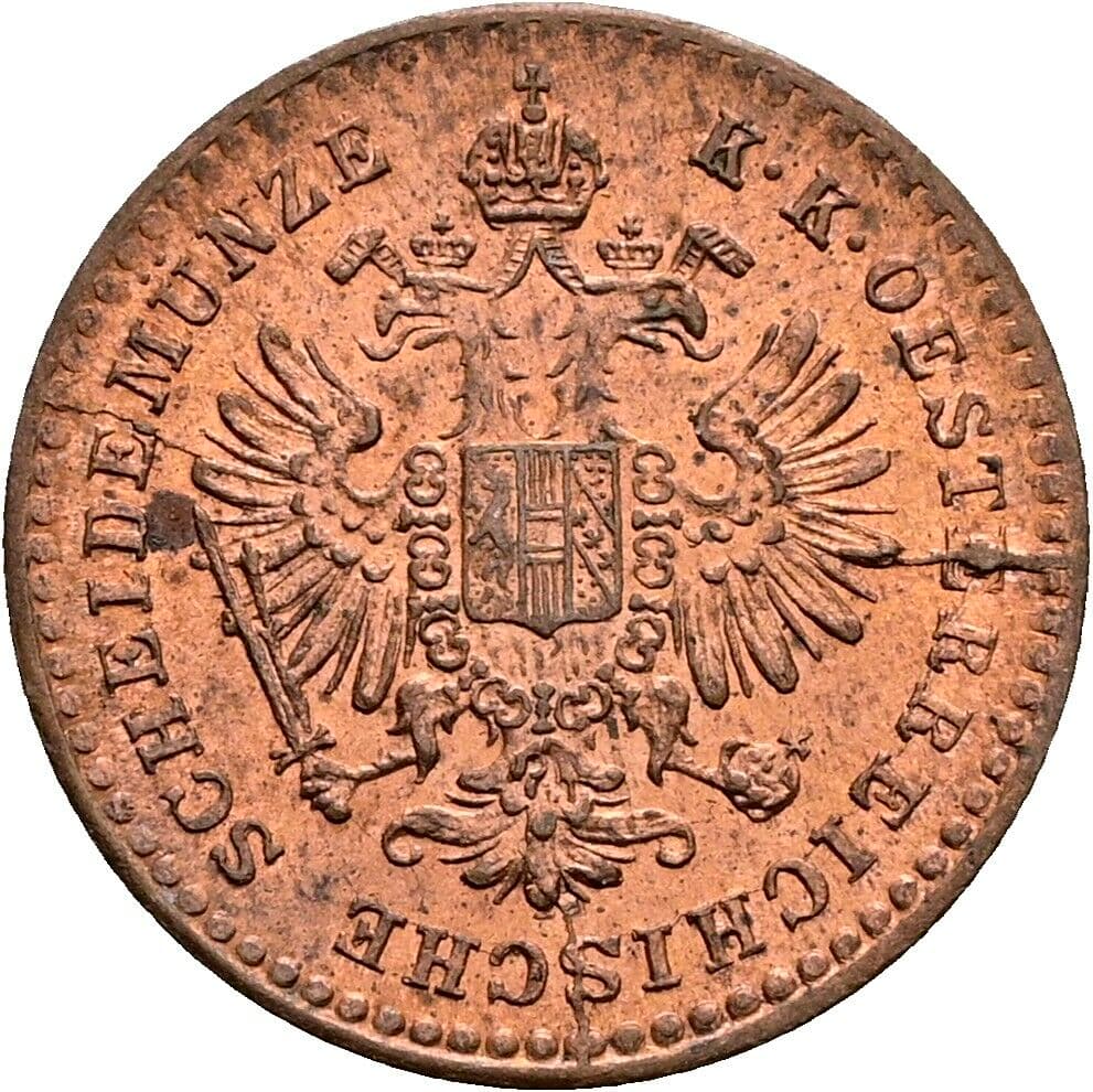 5/10 Kreuzer Franz Joseph I. 1848-1916 1881 – Rückseite