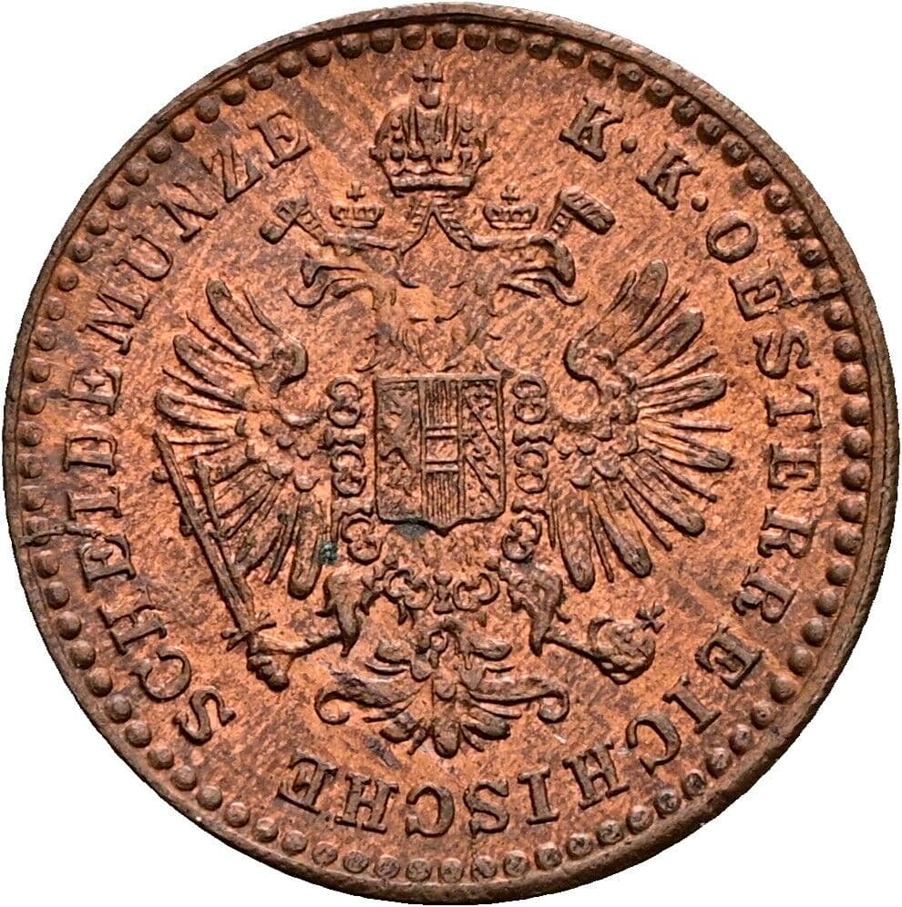 5/10 Kreuzer Franz Joseph I. 1848-1916 1881 – Rückseite