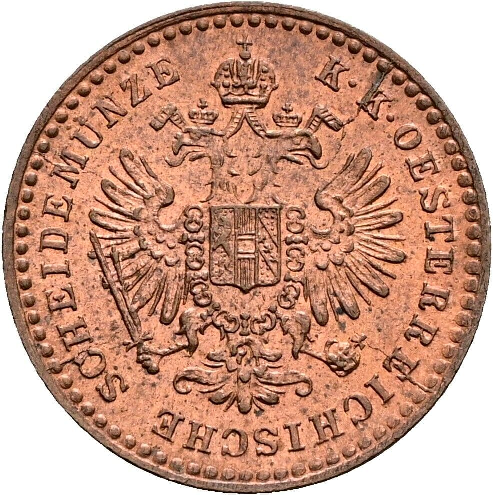 5/10 Kreuzer Franz Joseph I. 1848-1916 1881 – Rückseite