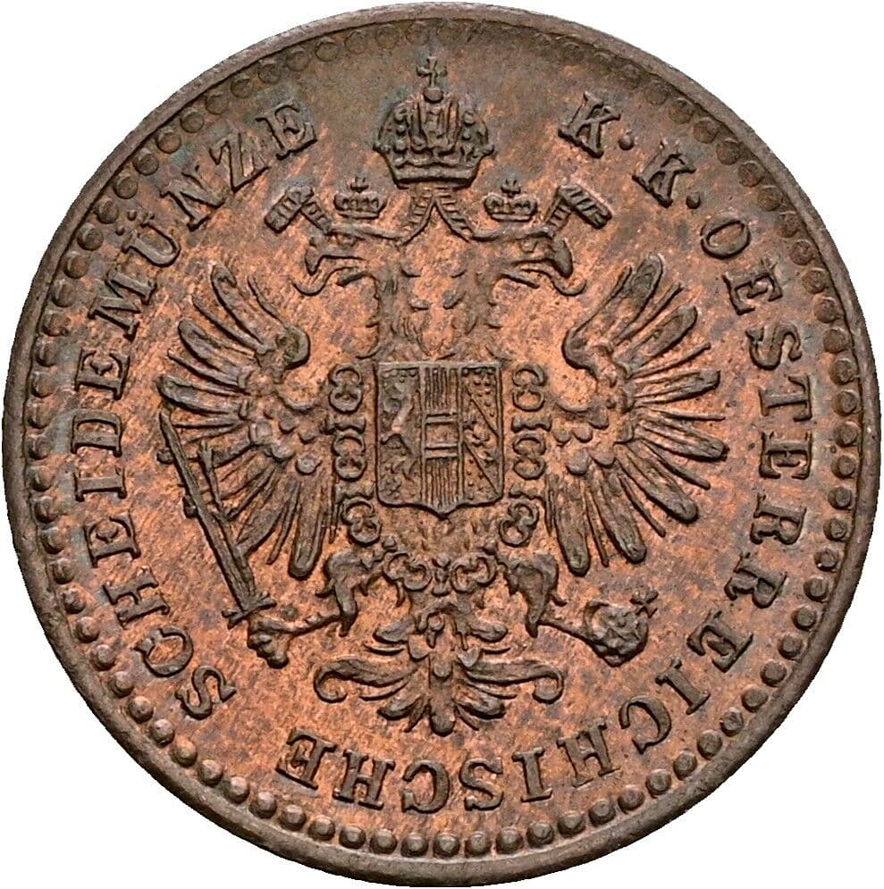 5/10 Kreuzer Franz Joseph I. 1848-1916 1881 – Rückseite