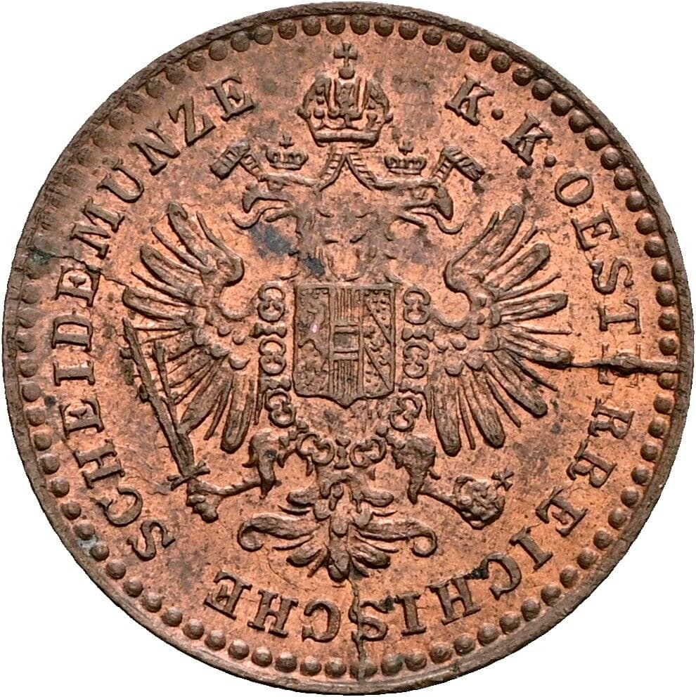 5/10 Kreuzer Franz Joseph I. 1848-1916 1881 – Rückseite