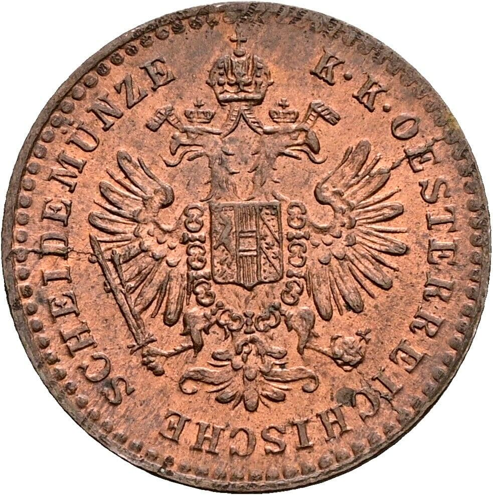 5/10 Kreuzer Franz Joseph I. 1848-1916 1881 – Rückseite