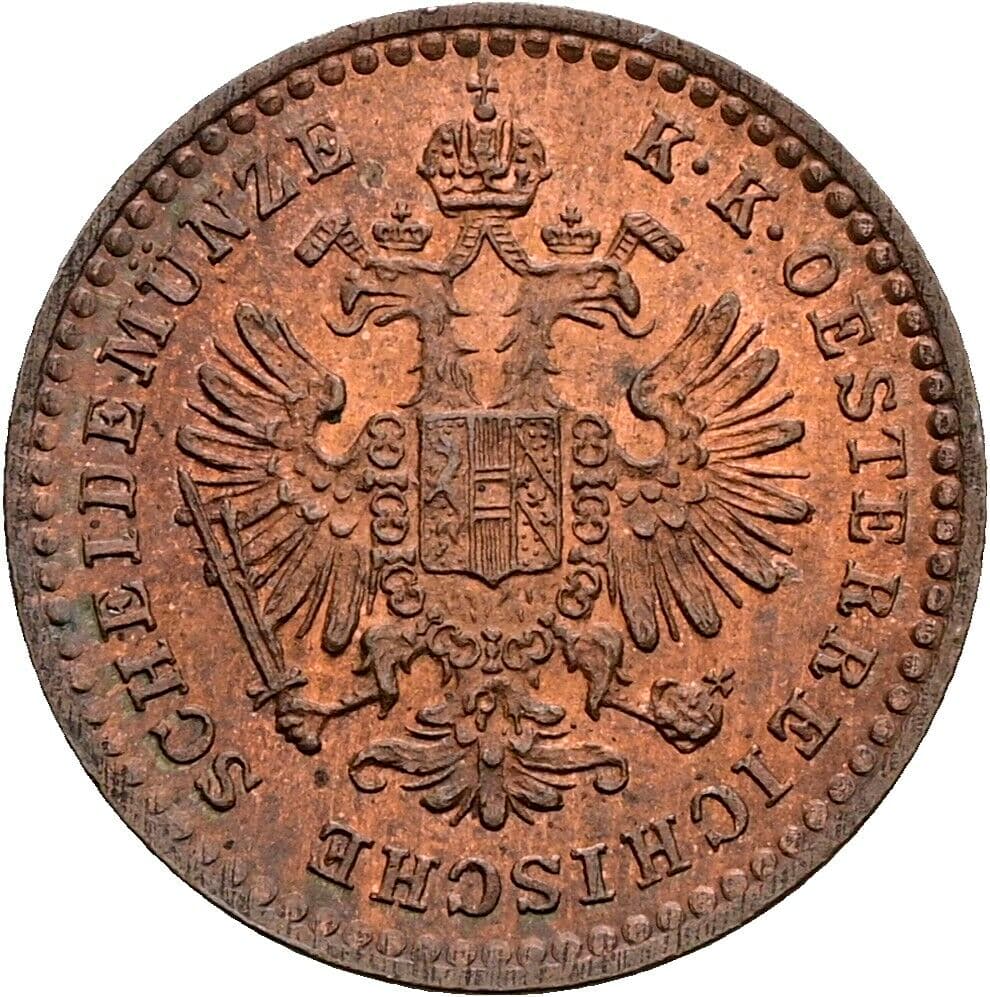 5/10 Kreuzer Franz Joseph I. 1848-1916 1881 – Rückseite